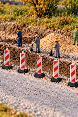15 Spoor-wegwerkers schaal H0