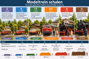 Modeltrein schalen